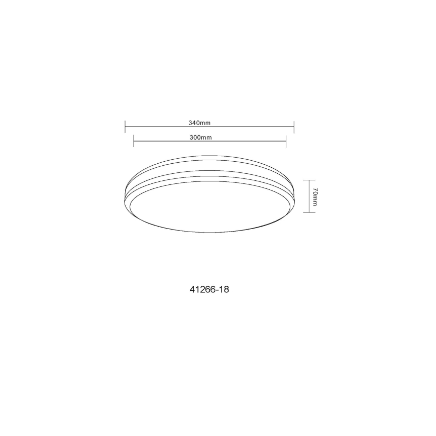 Globo - Plafoniera dimmerabile RGBW LED/18W/230V 2700-6000K + telecomando