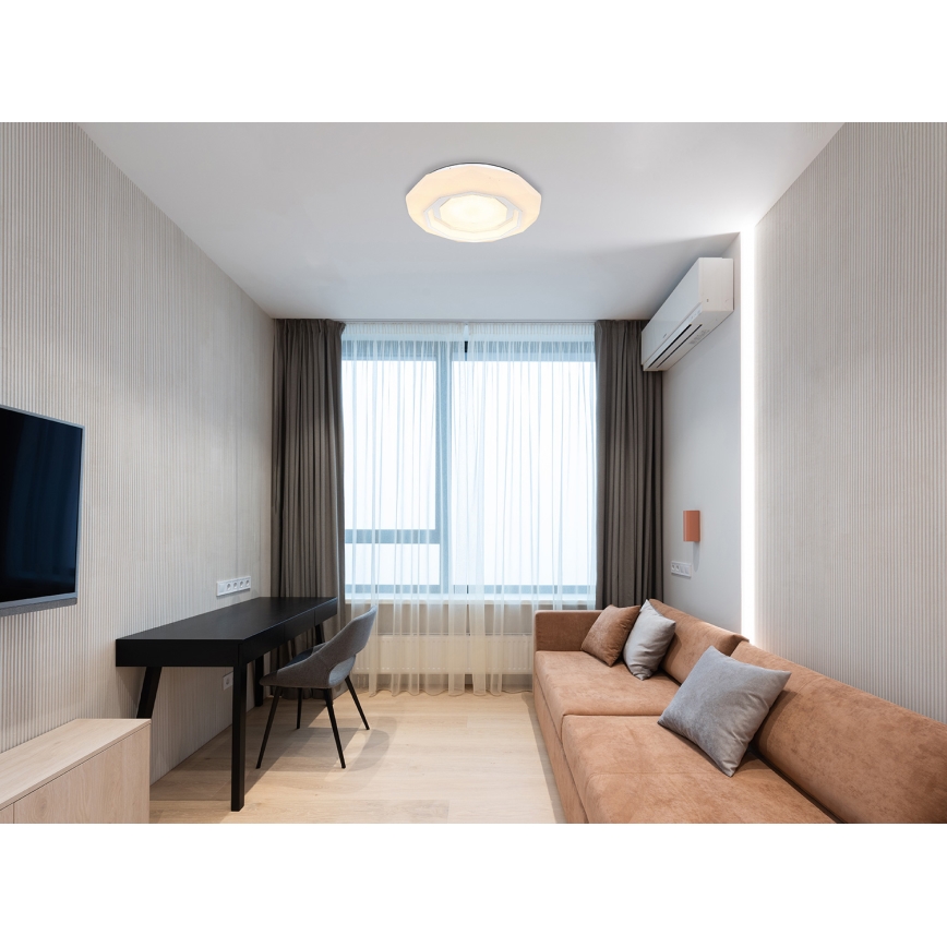 Globo - LED dimmbare Deckenleuchte LED/24W/230V 2700-6500K + Fernbedienung