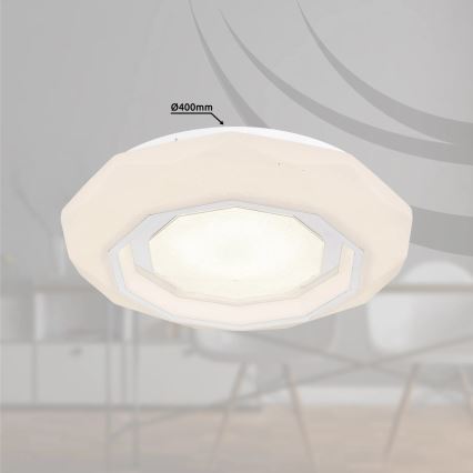 Globo - LED dimmbare Deckenleuchte LED/24W/230V 2700-6500K + Fernbedienung
