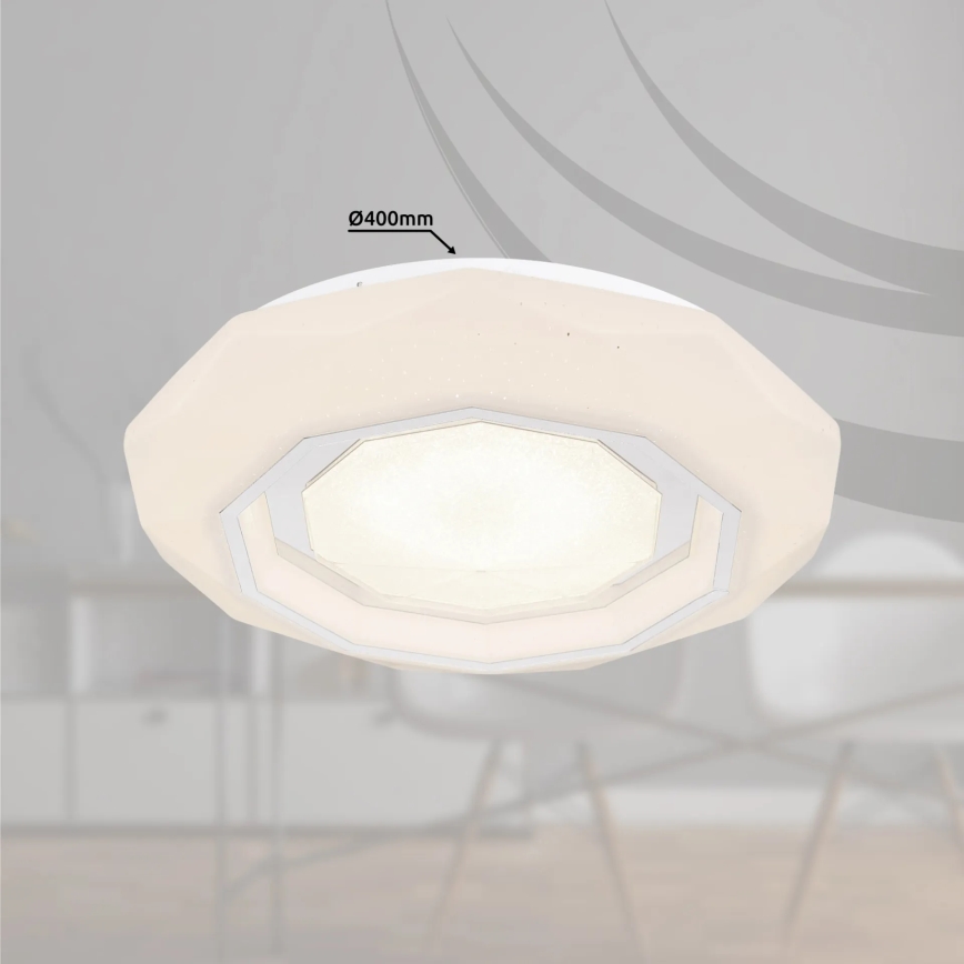 Globo - LED dimmbare Deckenleuchte LED/24W/230V 2700-6500K + Fernbedienung