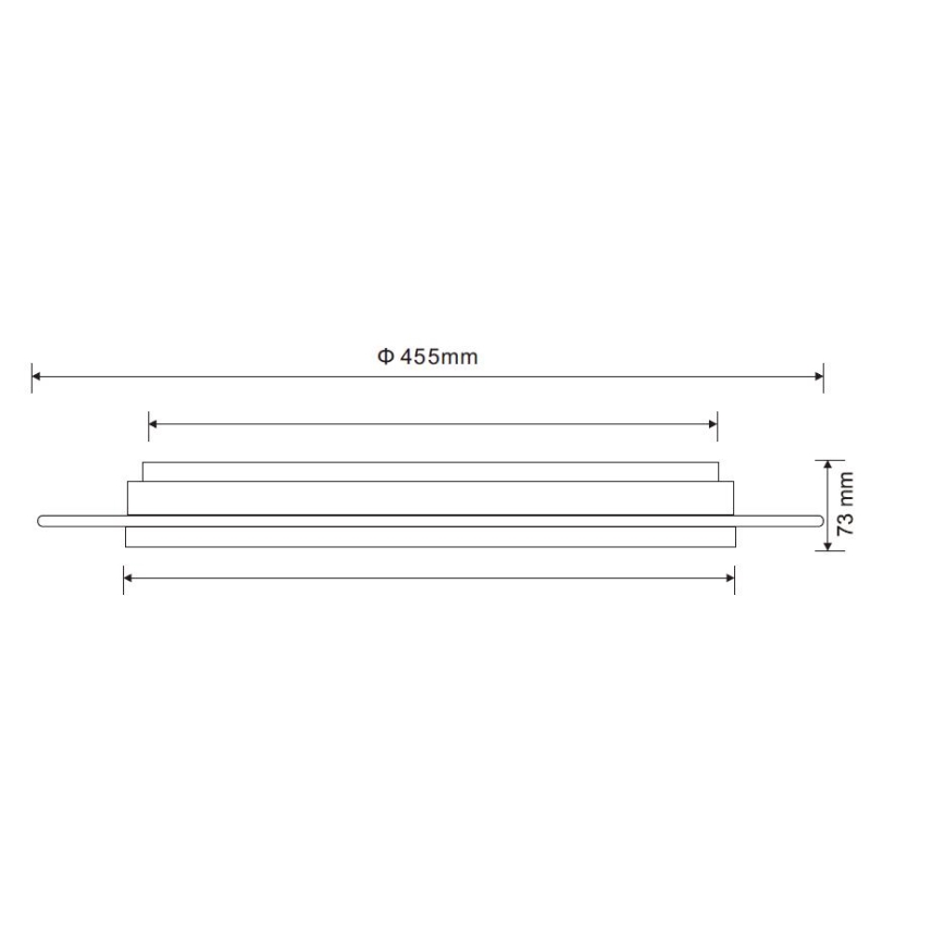 Globo - Plafoniera LED dimmerabile LED/30W/230V 3000-6500K + telecomando