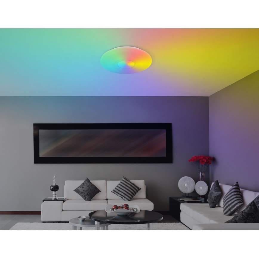 Globo - Plafonier RGBW à intensité variable LED/40W/230V 3000-6500K + télécommande