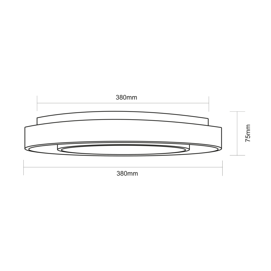 Globo - Plafoniera LED RGB dimmerabile LED/24W/230V + telecomando