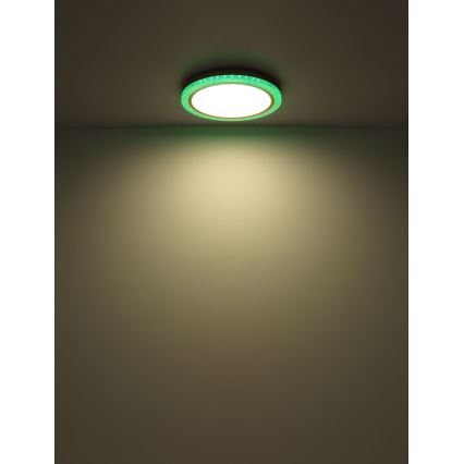 Globo - Dimmbare RGBW-Deckenleuchte LED/20W/230V 2700-6500K + Fernbedienung