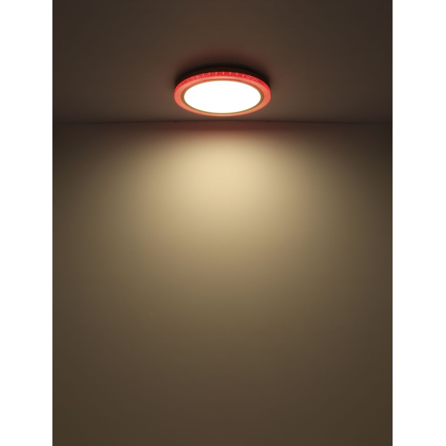 Globo - Dimmbare RGBW-Deckenleuchte LED/20W/230V 2700-6500K + Fernbedienung
