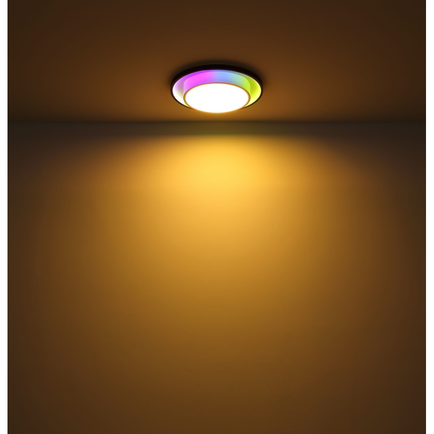Globo - Dimmbare LED-RGBW-Deckenleuchte LED/21W/230V 2700-6500K+ Fernbedienung
