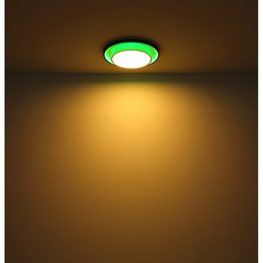 Globo - Dimmbare LED-RGBW-Deckenleuchte LED/21W/230V 2700-6500K+ Fernbedienung