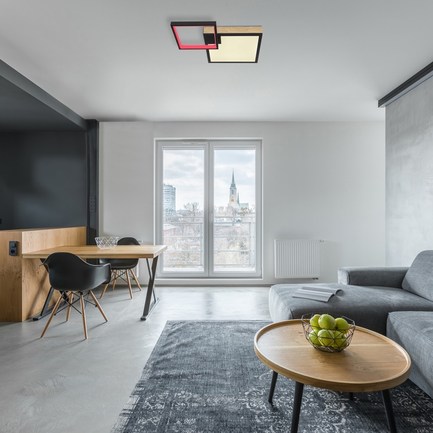 Globo - LED RGBW dimmbare Leuchte LED/21W/230V + LED/3W 2700-6500K + Fernbedienung