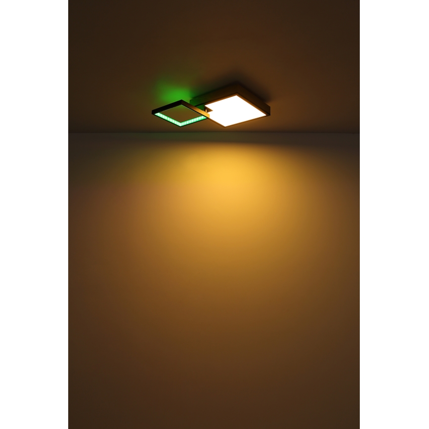 Globo - LED RGBW dimmbare Leuchte LED/21W/230V + LED/3W 2700-6500K + Fernbedienung