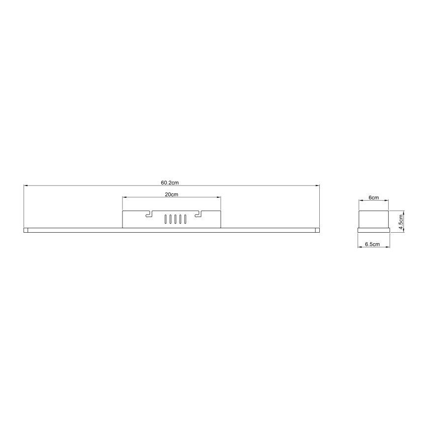 Globo - LED-Badezimmer-Deckenleuchte LED/12W/230V IP44