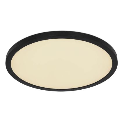 Globo - Plafonnier RGB à intensité variable salle de bain LED/18W/230V 3000-6000K + télécommande IP44 noir