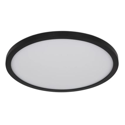 Globo - Plafonnier RGB à intensité variable salle de bain LED/18W/230V 3000-6000K + télécommande IP44 noir