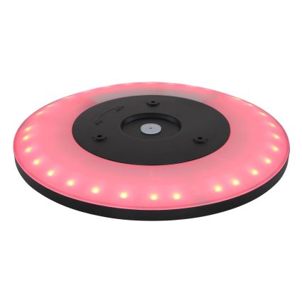 Globo - Plafonnier RGB à intensité variable salle de bain LED/18W/230V 3000-6000K + télécommande IP44 noir