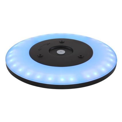 Globo - Plafonnier RGB à intensité variable salle de bain LED/18W/230V 3000-6000K + télécommande IP44 noir