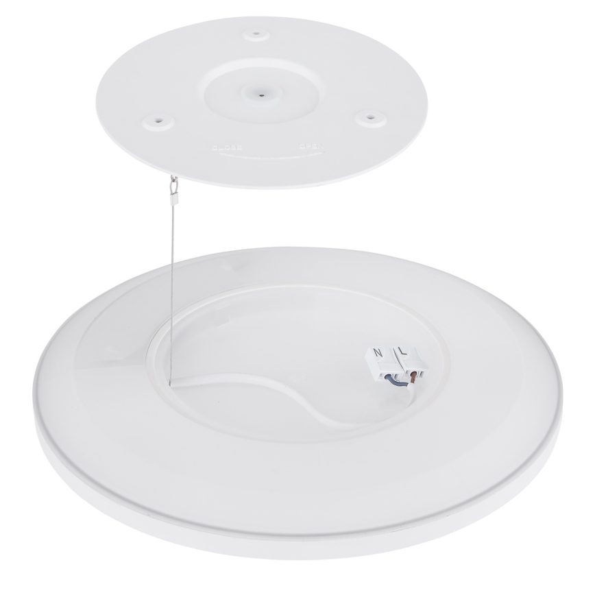 Globo - Plafonnier à intensité variable LED salle de bain LED/18W/230V d. 29,4 cm IP44 blanc