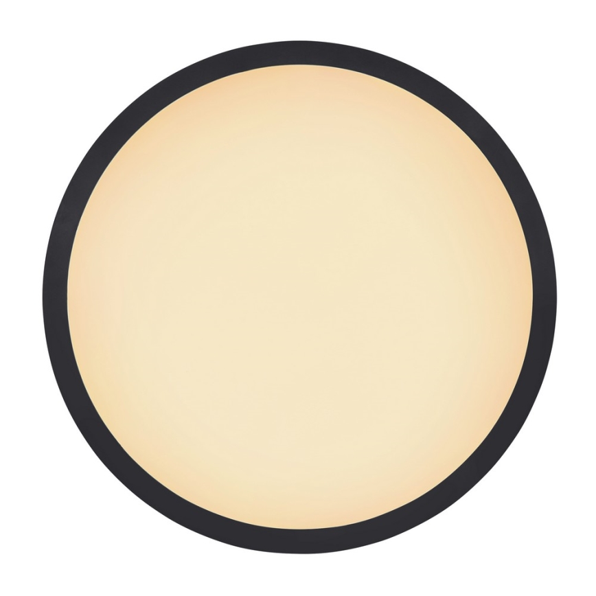 Globo - Plafoniera LED dimmerabile da bagno LED/24W/230V diametro 42 cm IP44 nero