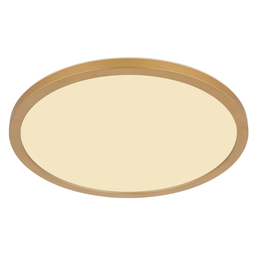 Globo - Plafoniera LED dimmerabile da bagno LED/24W/230V 3000K IP44 diametro 42 cm ottone