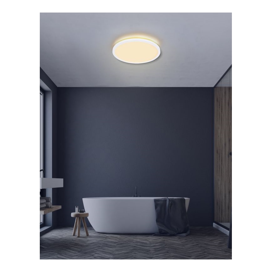 Globo - Plafoniera LED dimmerabile da bagno LED/24W/230V diametro 42 cm IP44 bianco