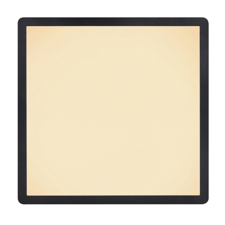 Globo - Dimmbare LED-Deckenleuchte für das Badezimmer LED/18W/230V 29,4x29,4 cm IP44 schwarz
