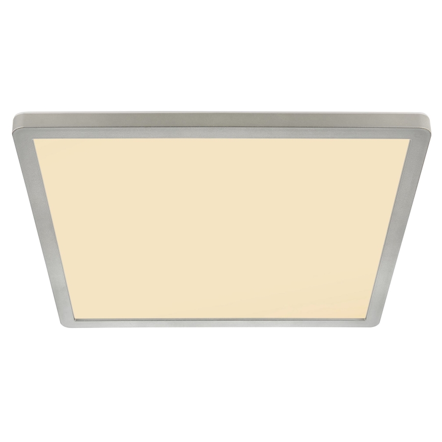 Globo - Plafoniera LED dimmerabile da bagno LED/18W/230V 29,4x29,4 cm IP44 cromo opaco