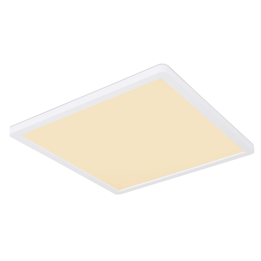 Globo - Plafonnier à intensité variable LED salle de bain LED/18W/230V 29,4x29,4 cm IP44 blanc