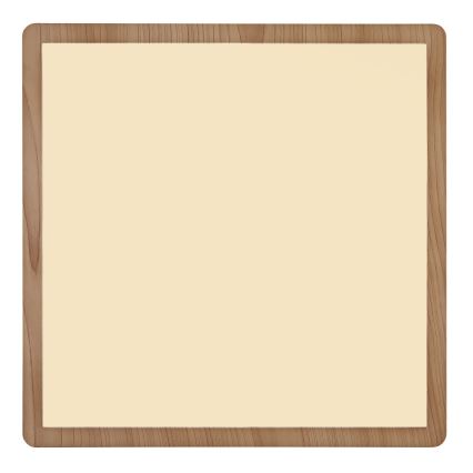 Globo - Plafoniera LED dimmerabile da bagno LED/24W/230V 42x42 cm IP44 marrone