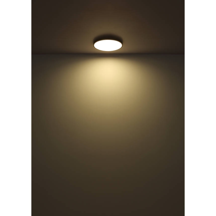 Globo - Plafonnier LED/15W/230V 4000K d. 23 cm noir