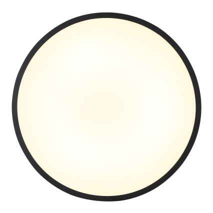 Globo - Plafonnier LED/15W/230V 4000K d. 23 cm noir