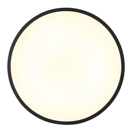 Globo - LED-Deckenleuchte LED/20W/230V 4000K Ø 30 cm schwarz