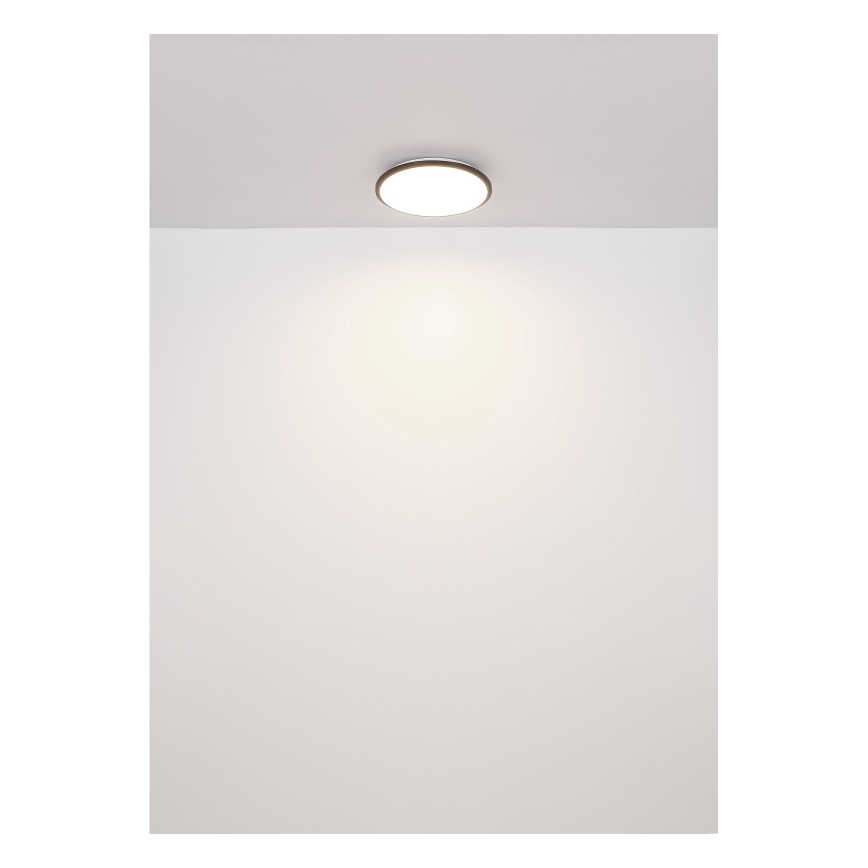 Globo - Plafonnier LED/18W/230V 4000K d. 35 cm noir