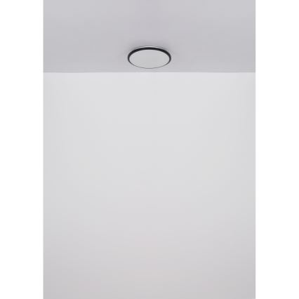 Globo - Plafonnier LED/18W/230V 4000K d. 35 cm noir