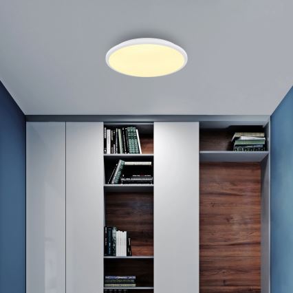 Globo - Plafonnier LED/18W/230V 3000K d. 35 cm blanc