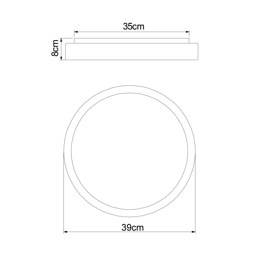 Globo - Plafoniera LED dimmerabile LED/18W/230V + telecomando