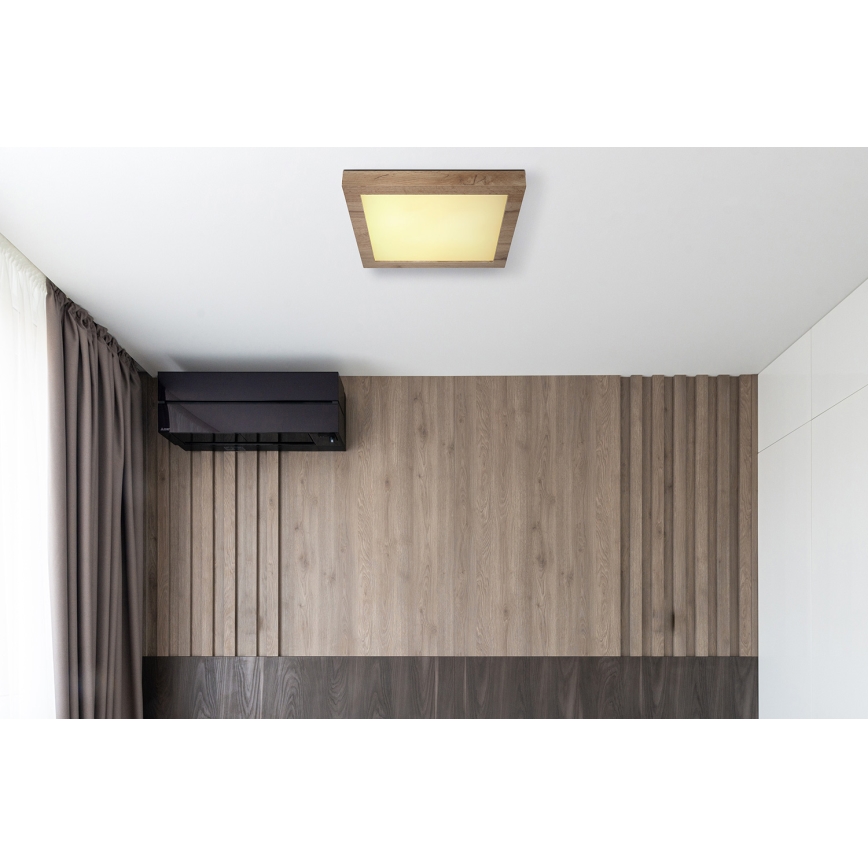 Globo - LED Deckenleuchte LED/16W/230V Braun