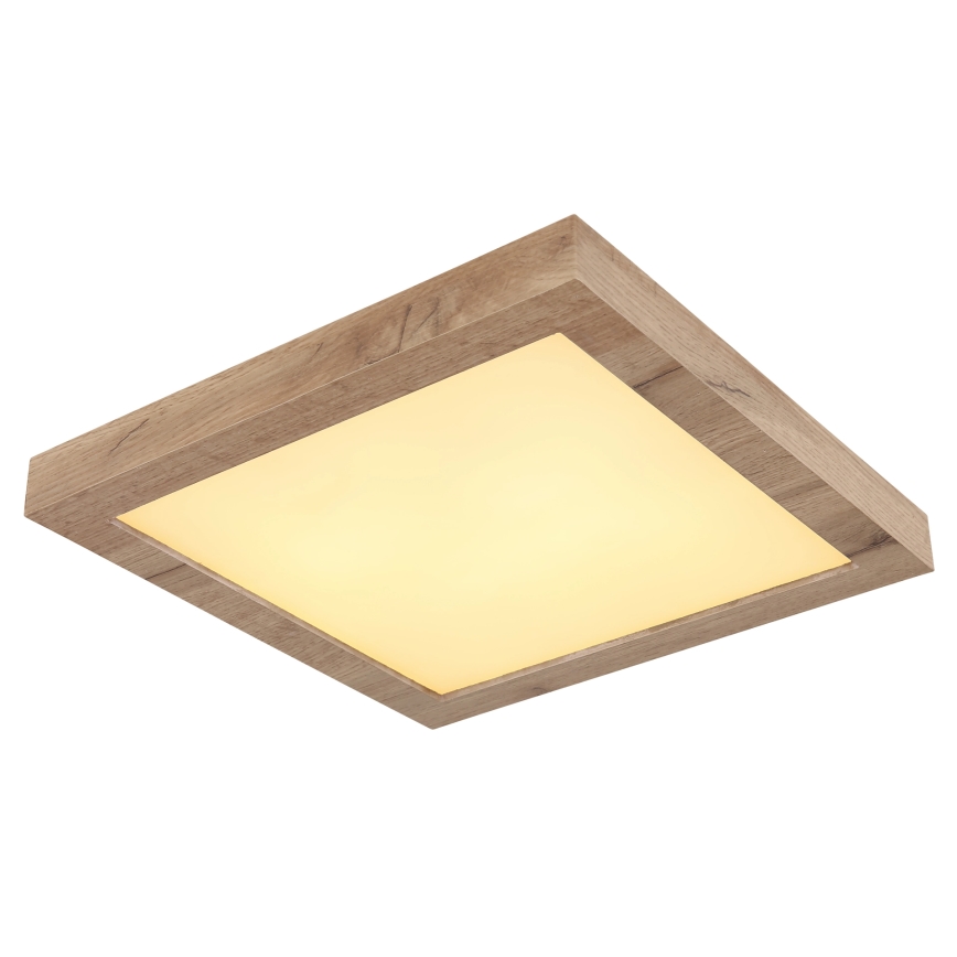 Globo - LED Deckenleuchte LED/16W/230V Braun
