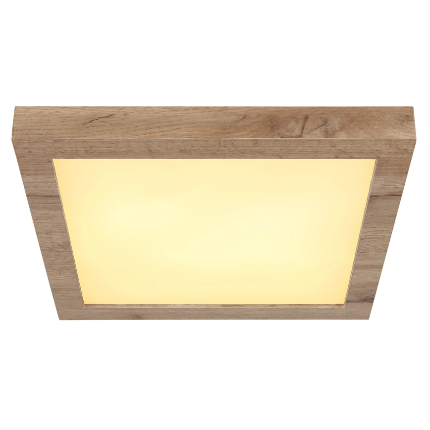 Globo - LED Deckenleuchte LED/16W/230V Braun