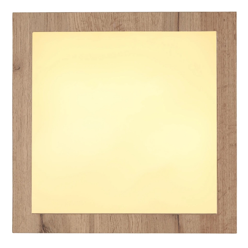 Globo - LED Deckenleuchte LED/16W/230V Braun
