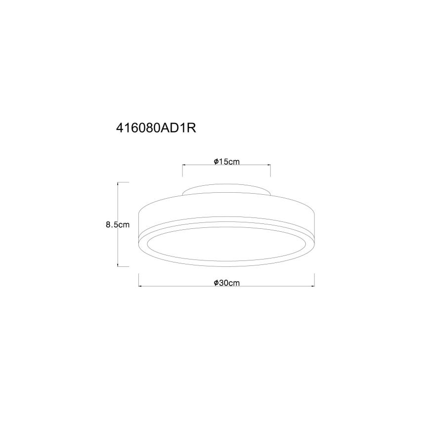 Globo - Plafoniera LED LED/12W/230V 3000K diametro 30 cm