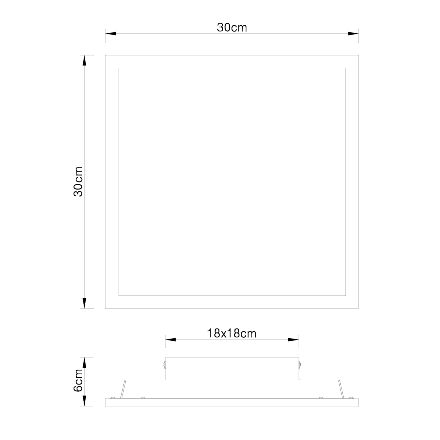 Globo - LED Deckenleuchte LED/12W/230V