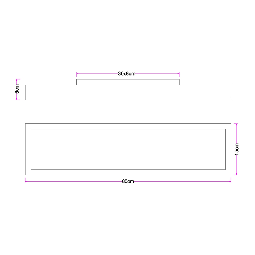 Globo - LED-Deckenleuchte /18W/230V