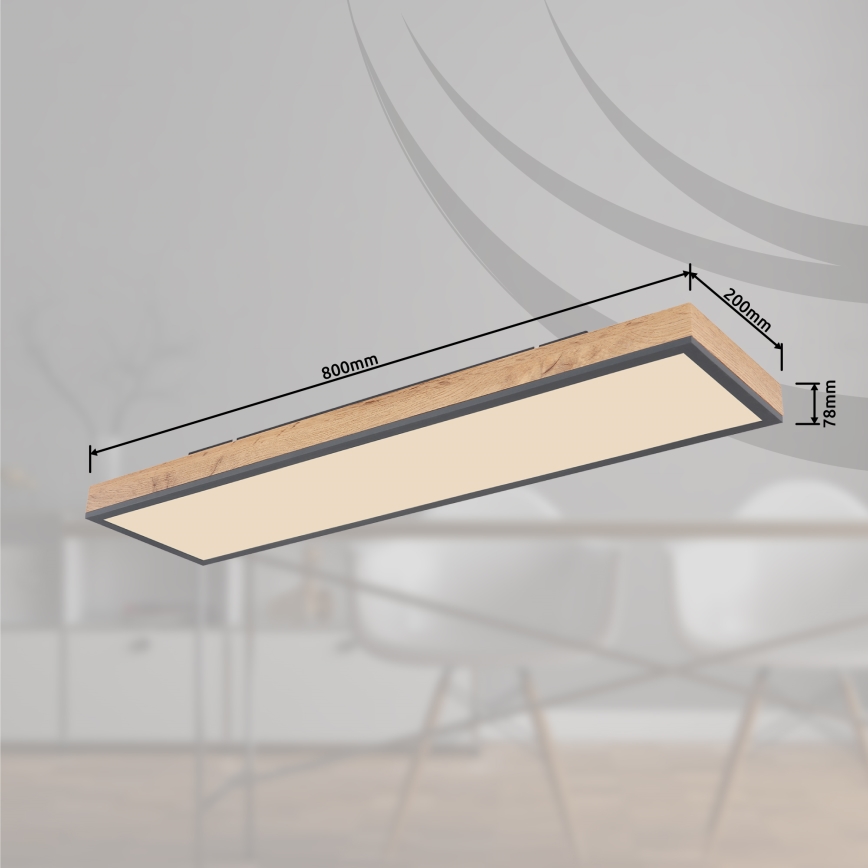 Globo - Plafoniera LED dimmerabile LED/24W/230V 2700-6500K + telecomando