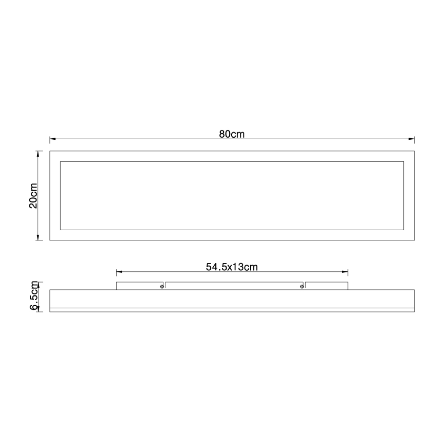 Globo - LED-Deckenleuchte LED/24W/230V