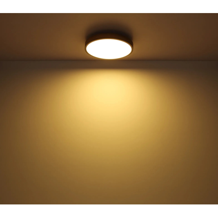 Globo - Plafoniera LED dimmerabile LED/40W/230V 2700-6500K diametro 60 cm + telecomando marrone/grigio