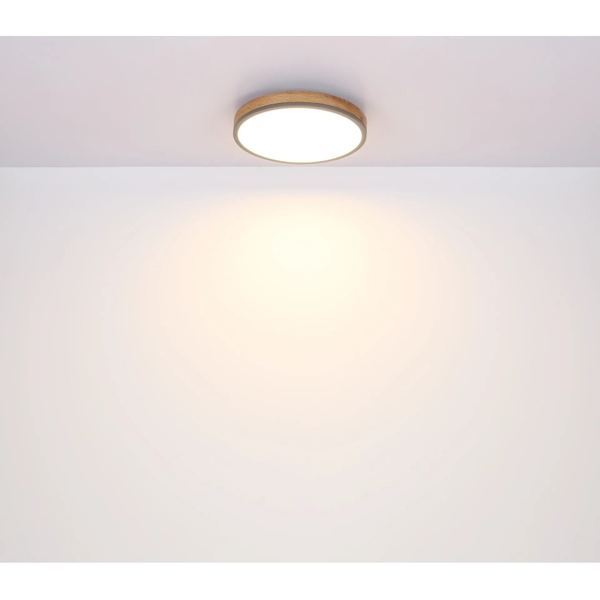 Globo - Plafoniera LED dimmerabile LED/40W/230V 2700-6500K diametro 60 cm + telecomando marrone/grigio