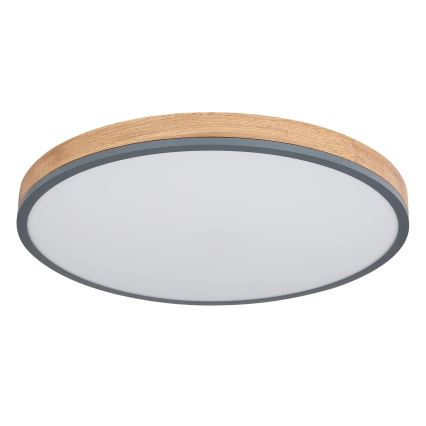Globo - Plafoniera LED dimmerabile LED/40W/230V 2700-6500K diametro 60 cm + telecomando marrone/grigio