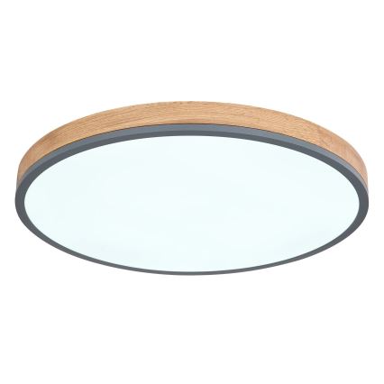 Globo - Plafoniera LED dimmerabile LED/40W/230V 2700-6500K diametro 60 cm + telecomando marrone/grigio