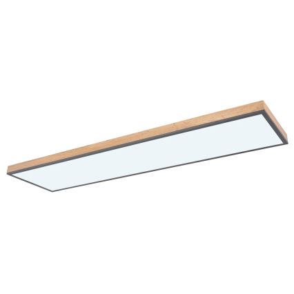 Globo - Dimmbare LED-Deckenleuchte LED/36W/230V 2700-6500K braun/grau + Fernbedienung