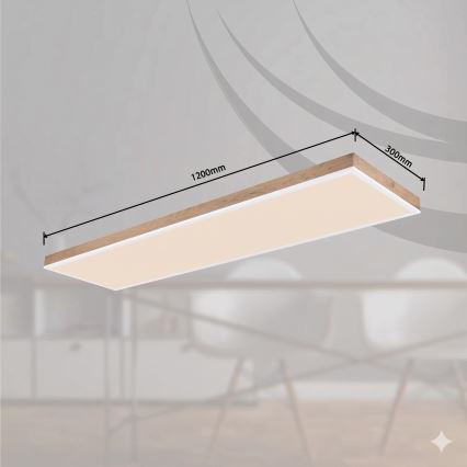 Globo - Plafoniera LED dimmerabile LED/36W/230V 2700-6500K marrone/bianco + telecomando