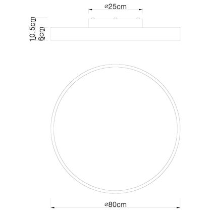 Globo - Plafoniera LED dimmerabile LED/60W/230V 3000-6000K + telecomando