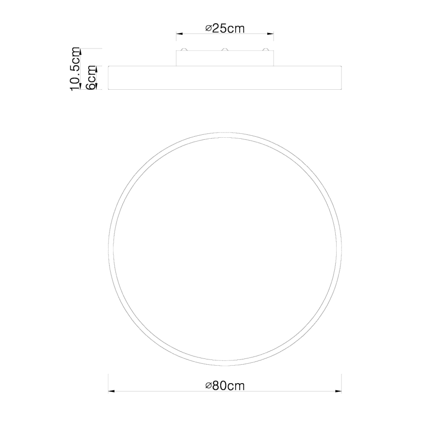 Globo - Plafoniera LED dimmerabile LED/60W/230V 3000-6000K + telecomando